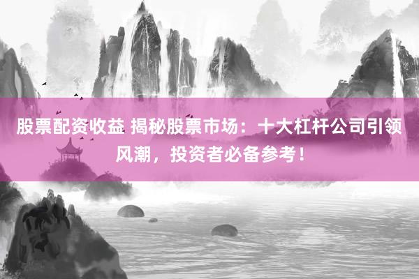 股票配资收益 揭秘股票市场：十大杠杆公司引领风潮，投资者必备参考！